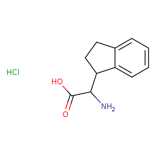 2-amino-2-(2,3-dihydro-1H-inden-1-yl)acetic acid hydrochloride
