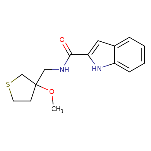 N-[(3-methoxythiolan-3-yl)methyl]-1H-indole-2-carboxamide