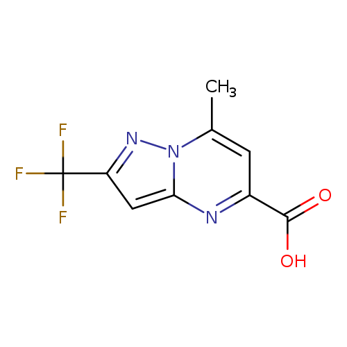 7-Methyl-2-(trifluoromethyl)pyrazolo[1,5-a]pyrimidine-5-carboxylic acid