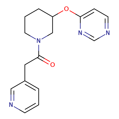 2-(pyridin-3-yl)-1-[3-(pyrimidin-4-yloxy)piperidin-1-yl]ethan-1-one