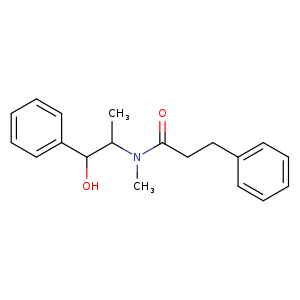 Benzenepropanamide,N-[(1R,2R)-2-hydroxy-1-methyl-2-phenylethyl]-N-methyl-, rel-