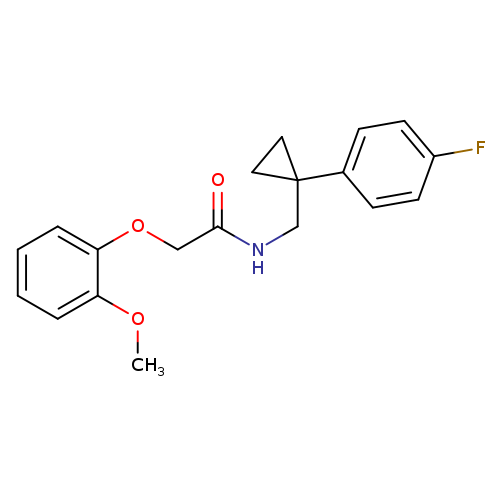 N-{[1-(4-fluorophenyl)cyclopropyl]methyl}-2-(2-methoxyphenoxy)acetamide