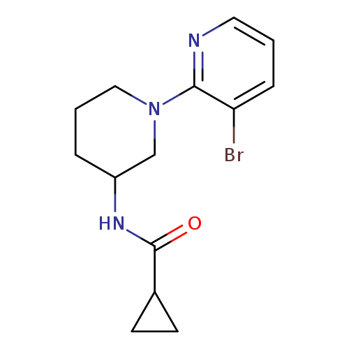 N-[1-(3-bromopyridin-2-yl)piperidin-3-yl]cyclopropanecarboxamide