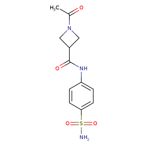 1-acetyl-N-(4-sulfamoylphenyl)azetidine-3-carboxamide