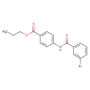 propyl 4-[(3-bromobenzoyl)amino]benzoate