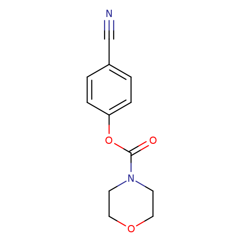 4-cyanophenyl morpholine-4-carboxylate
