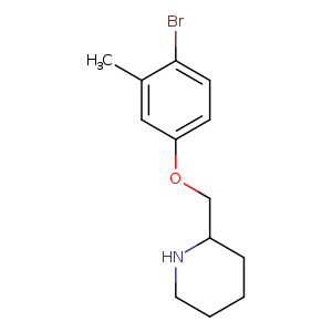 2-(4-Bromo-3-methyl-phenoxymethyl)-piperidine