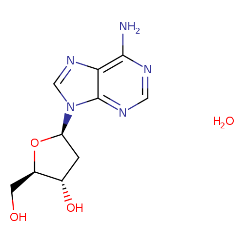Adenosine, 2'-deoxy-, hydrate (1:1)
