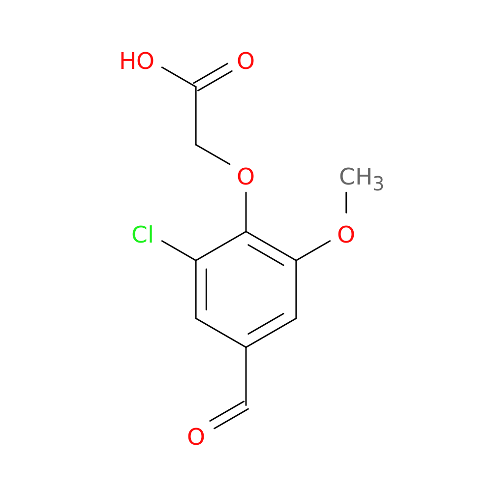 2-(2-Chloro-4-formyl-6-methoxyphenoxy)acetic acid