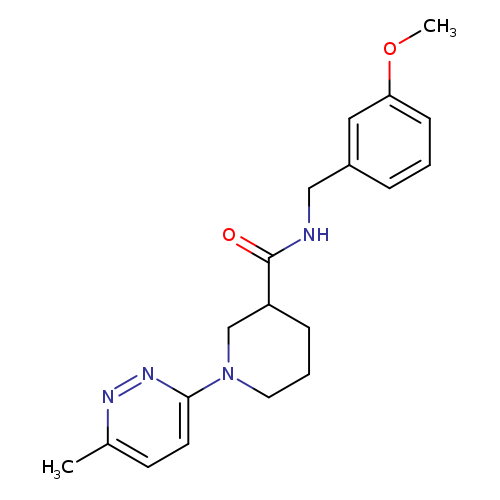 N-[(3-methoxyphenyl)methyl]-1-(6-methylpyridazin-3-yl)piperidine-3-carboxamide