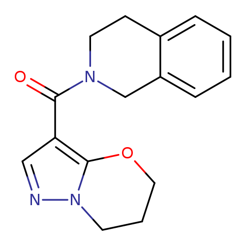 2-{5H,6H,7H-pyrazolo[3,2-b][1,3]oxazine-3-carbonyl}-1,2,3,4-tetrahydroisoquinoline