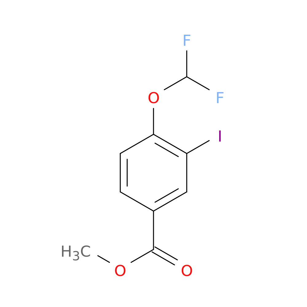 METHYL 4-(DIFLUOROMETHOXY)-3-IODOBENZOATE