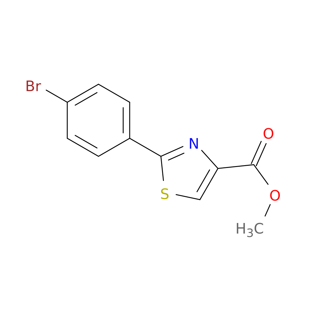 Methyl 2-(4-bromophenyl)thiazole-4-carboxylate