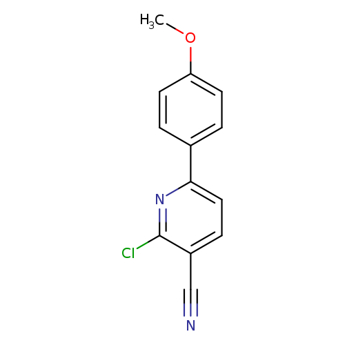 2-Chloro-6-(4-methoxyphenyl)nicotinonitrile