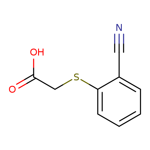 2-[(2-Cyanophenyl)sulfanyl]acetic acid