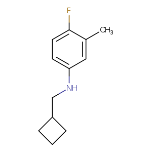 N-(Cyclobutylmethyl)-4-fluoro-3-methylaniline