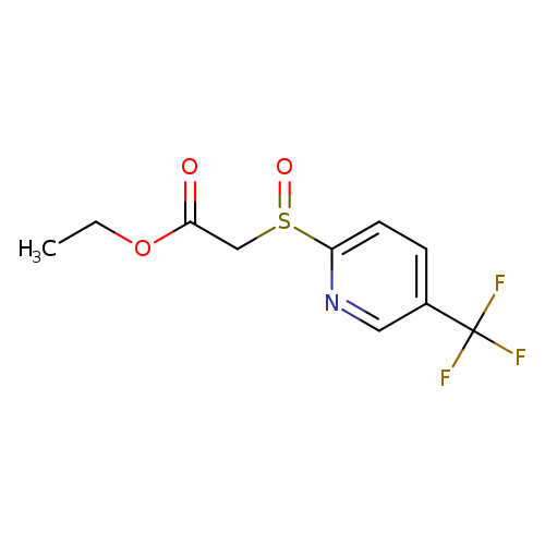 ethyl 2-{[5-(trifluoromethyl)pyridin-2-yl]sulfinyl}acetate