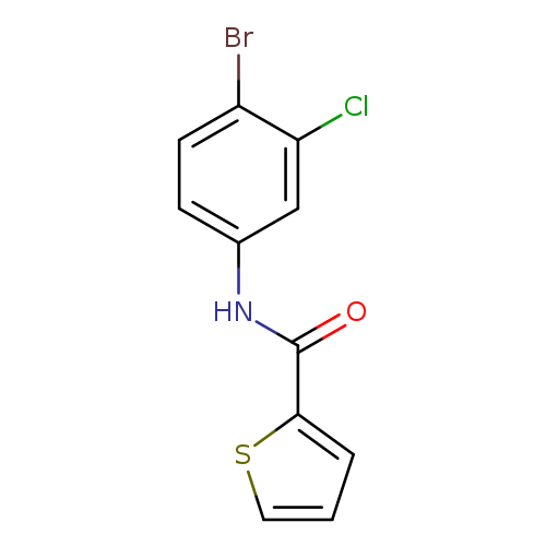 N-(4-bromo-3-chlorophenyl)-2-thiophenecarboxamide