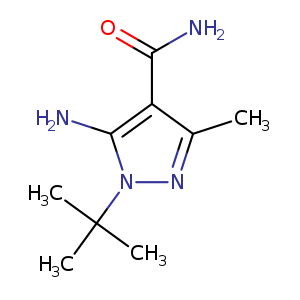1H-Pyrazole-4-carboxamide, 5-amino-1-(1,1-dimethylethyl)-3-methyl-