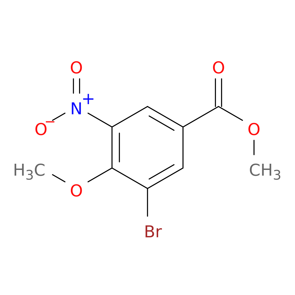 3-Bromo-4-methoxy-5-nitro-benzoic acid methyl ester