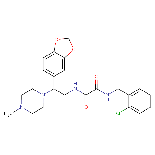 N-[2-(2H-1,3-benzodioxol-5-yl)-2-(4-methylpiperazin-1-yl)ethyl]-N'-[(2-chlorophenyl)methyl]ethanediamide