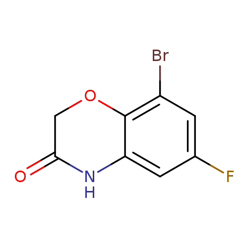 8-Bromo-6-fluoro-2,4-dihydro-1,4-benzoxazin-3-one