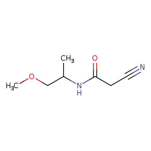 2-CYANO-N-(2-METHOXY-1-METHYL-ETHYL)-ACETAMIDE