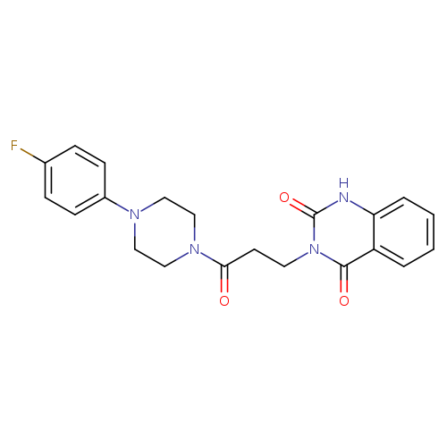3-{3-[4-(4-fluorophenyl)piperazin-1-yl]-3-oxopropyl}-1,2,3,4-tetrahydroquinazoline-2,4-dione