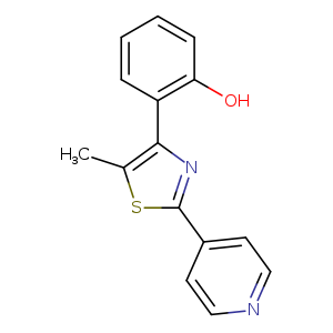 4-(2-Hydroxyphenyl)-5-methyl-2-(4-pyridyl)thiazole