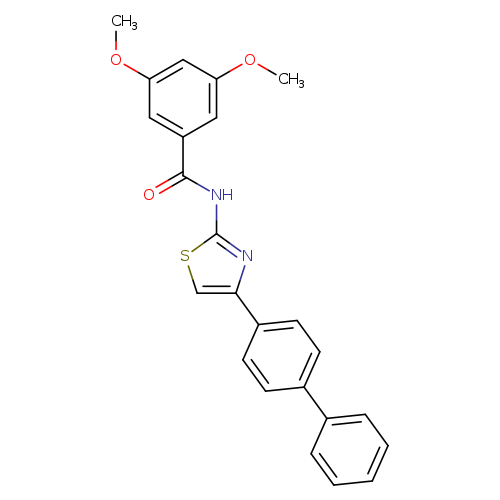 N-(4-{[1,1'-biphenyl]-4-yl}-1,3-thiazol-2-yl)-3,5-dimethoxybenzamide