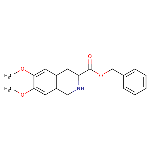 (S)-1,2,3,4-Tetrahydro-6,7-dimethoxyisoquinoline-3-carboxylic acid benzyl ester