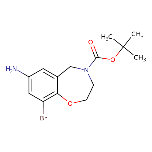 tert-butyl 7-amino-9-bromo-2,3,4,5-tetrahydro-1,4-benzoxazepine-4-carboxylate