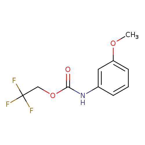 2,2,2-trifluoroethyl N-(3-methoxyphenyl)carbamate