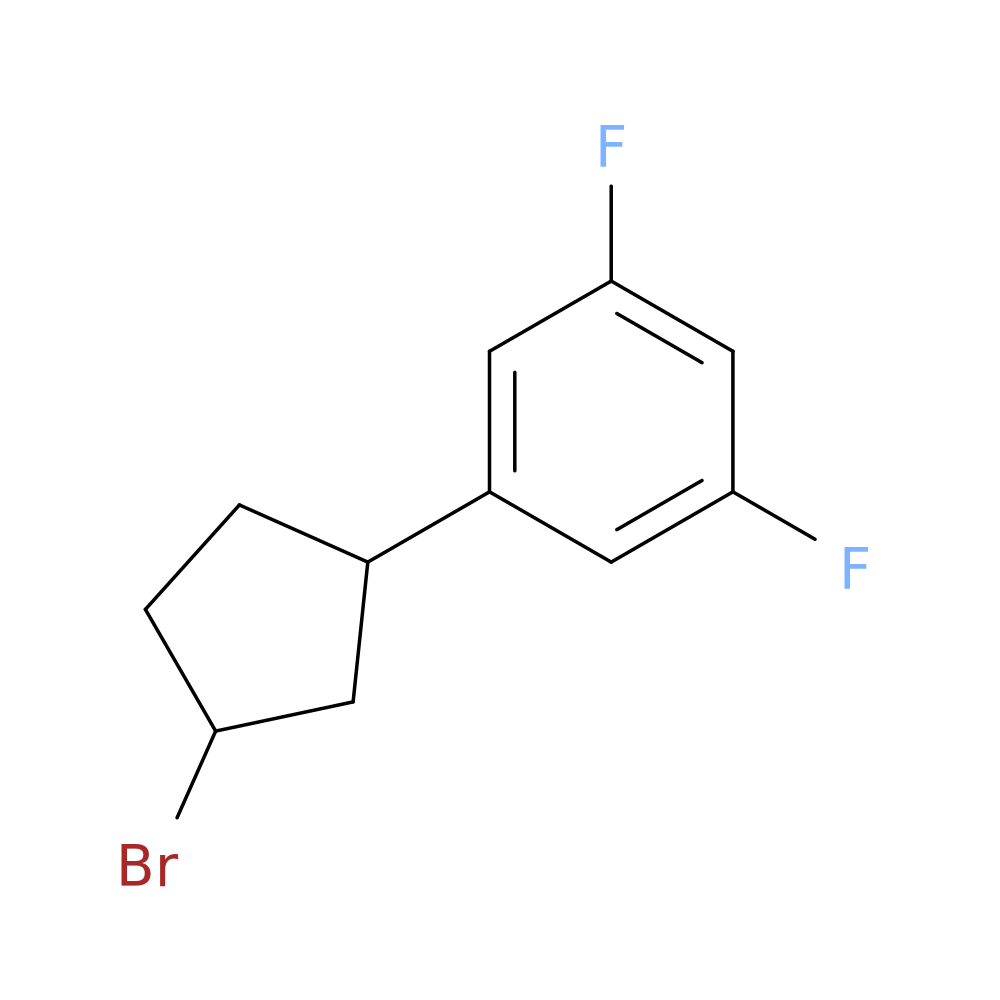 1-(3-Bromocyclopentyl)-3,5-difluorobenzene