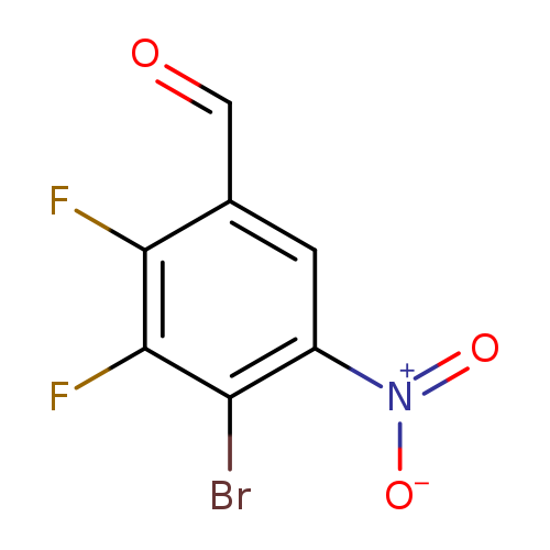 4-bromo-2,3-difluoro-5-nitrobenzaldehyde