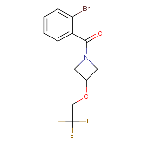 1-(2-bromobenzoyl)-3-(2,2,2-trifluoroethoxy)azetidine