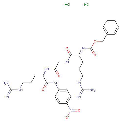N2-[(Phenylmethoxy)carbonyl]-D-arginylglycyl-N-(4-nitrophenyl)-L-argininamide dihydrochloride