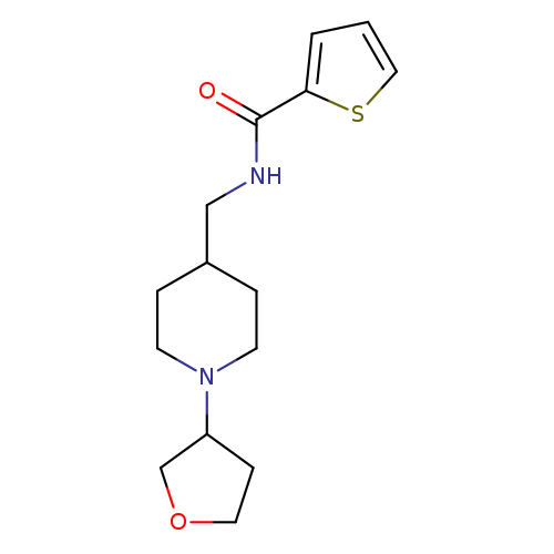 N-{[1-(oxolan-3-yl)piperidin-4-yl]methyl}thiophene-2-carboxamide
