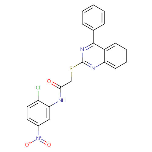 N-(2-chloro-5-nitrophenyl)-2-[(4-phenylquinazolin-2-yl)sulfanyl]acetamide