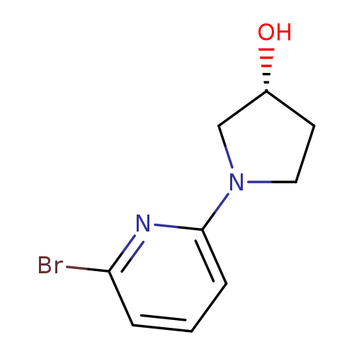 3-Pyrrolidinol, 1-(6-bromo-2-pyridinyl)-, (3R)-