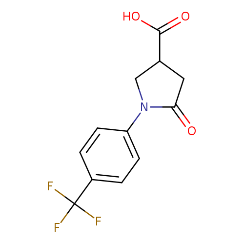 5-Oxo-1-[4-(trifluoromethyl)phenyl]pyrrolidine-3-carboxylic acid
