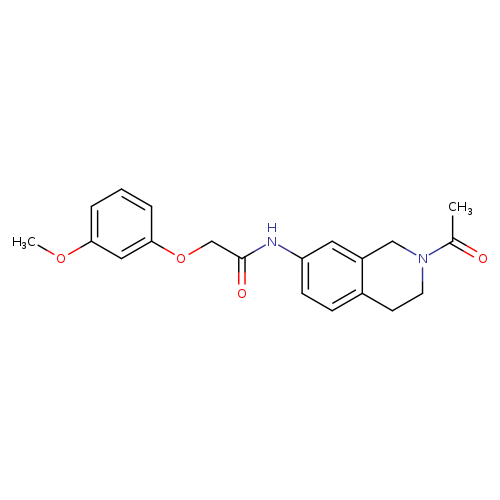 N-(2-acetyl-1,2,3,4-tetrahydroisoquinolin-7-yl)-2-(3-methoxyphenoxy)acetamide