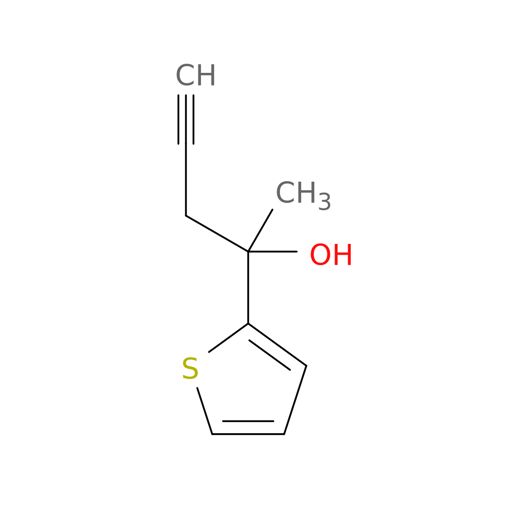 2-(Thiophen-2-yl)pent-4-yn-2-ol