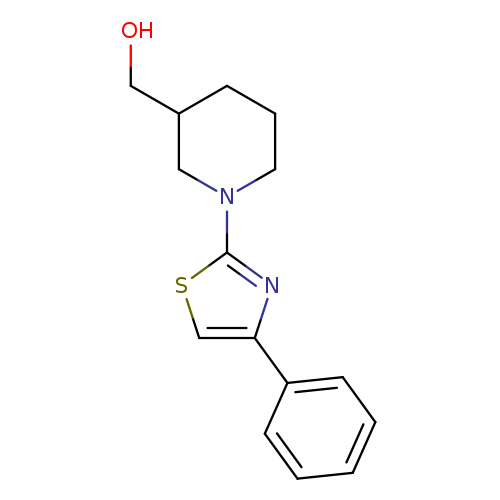 [1-(4-phenyl-1,3-thiazol-2-yl)piperidin-3-yl]methanol