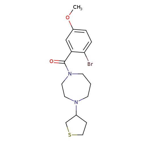 1-(2-bromo-5-methoxybenzoyl)-4-(thiolan-3-yl)-1,4-diazepane