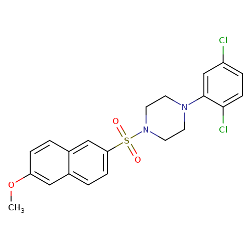 1-(2,5-dichlorophenyl)-4-[(6-methoxynaphthalen-2-yl)sulfonyl]piperazine