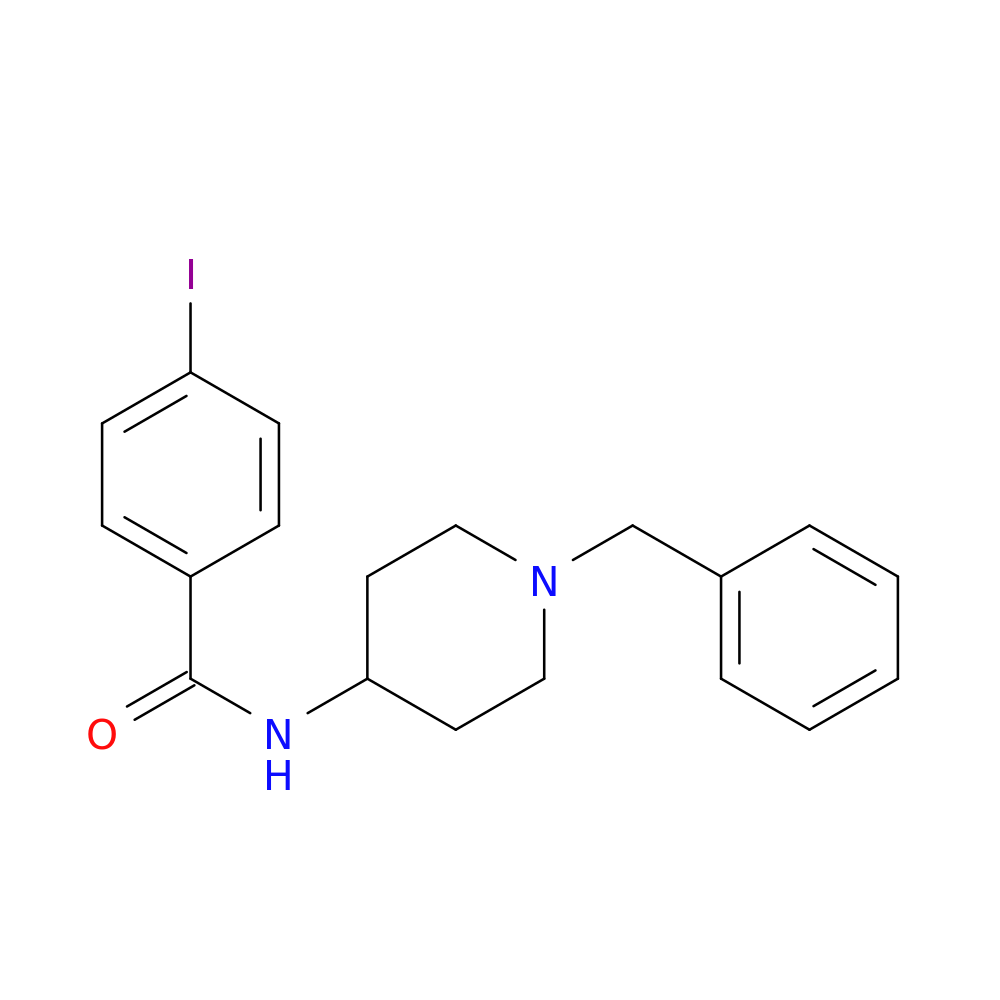 Benzamide, 4-(iodo-125I)-N-[1-(phenylmethyl)-4-piperidinyl]- (9CI)