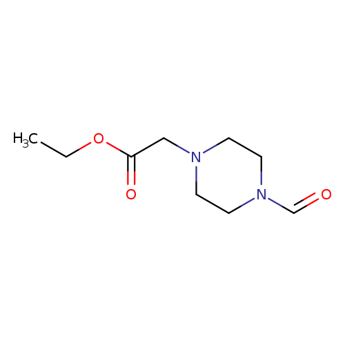ethyl 2-(4-formylpiperazin-1-yl)acetate