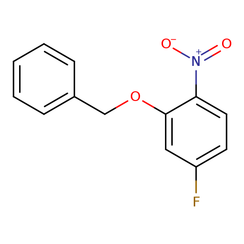 Benzene, 4-fluoro-1-nitro-2-(phenylmethoxy)-