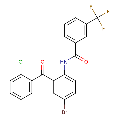 N-[4-bromo-2-(2-chlorobenzoyl)phenyl]-3-(trifluoromethyl)benzamide